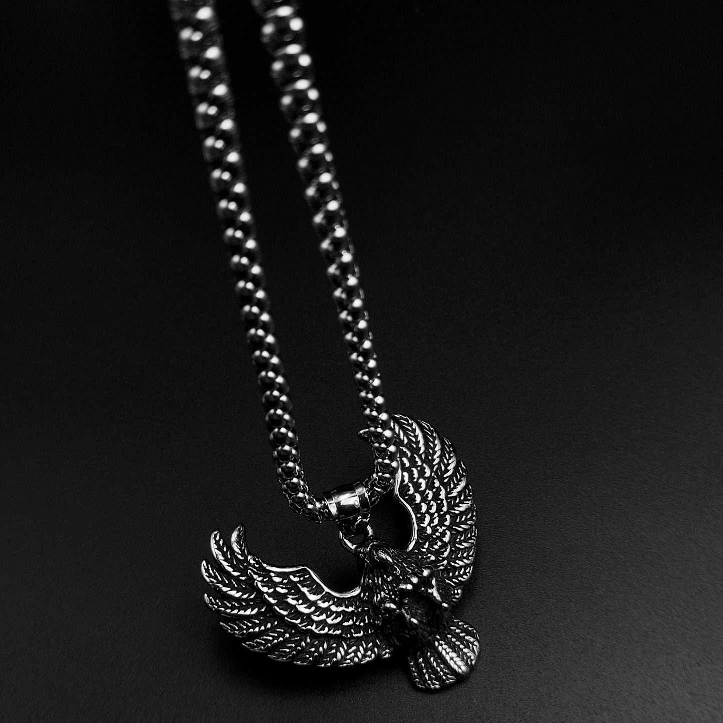 Elite Eagle Steel Necklace Passion Fashion / Vrp Fashions 