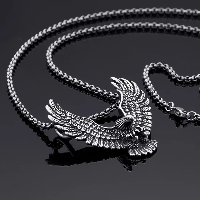 Elite Eagle Steel Necklace Passion Fashion / Vrp Fashions 