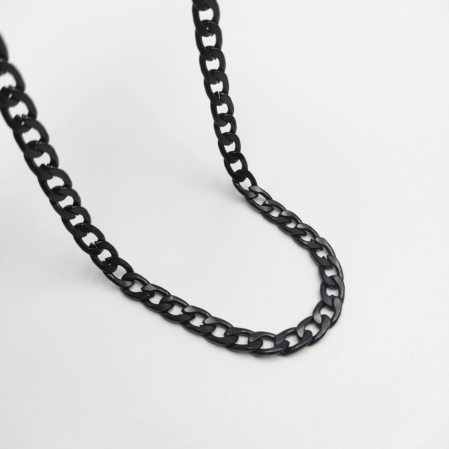 Inox Black Cuban Link Chain