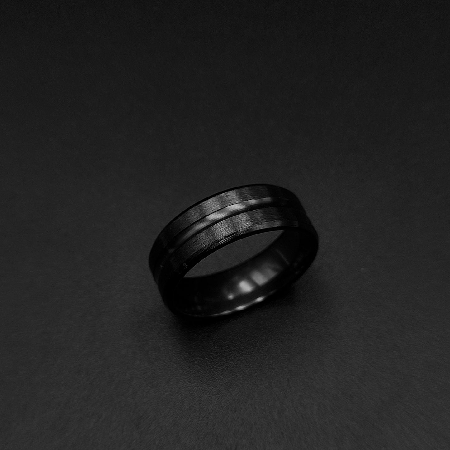 Blend Matt Black Ring