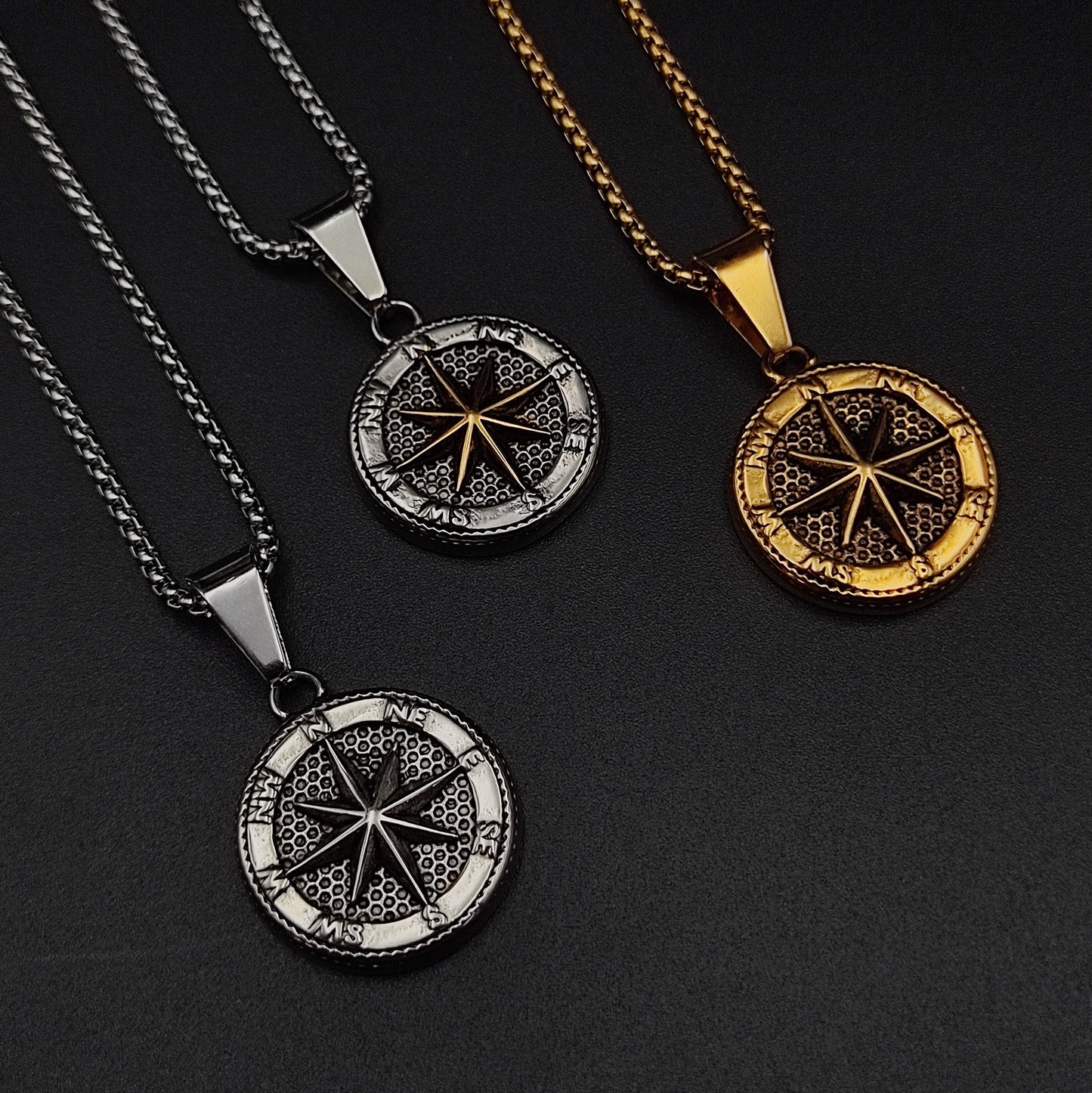 Compass Pendent Necklace