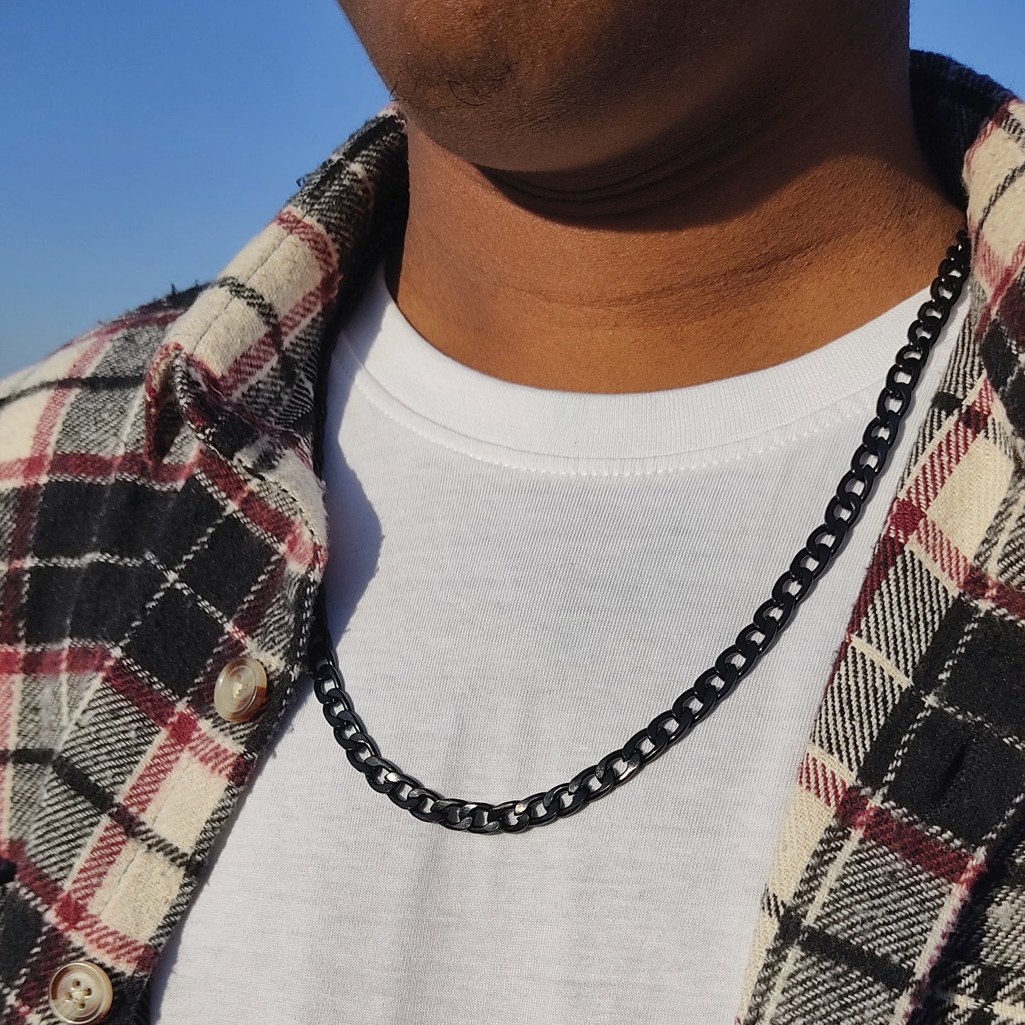 Inox Black Cuban Link Chain