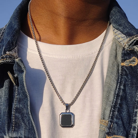 Black Noir Pendent Necklace