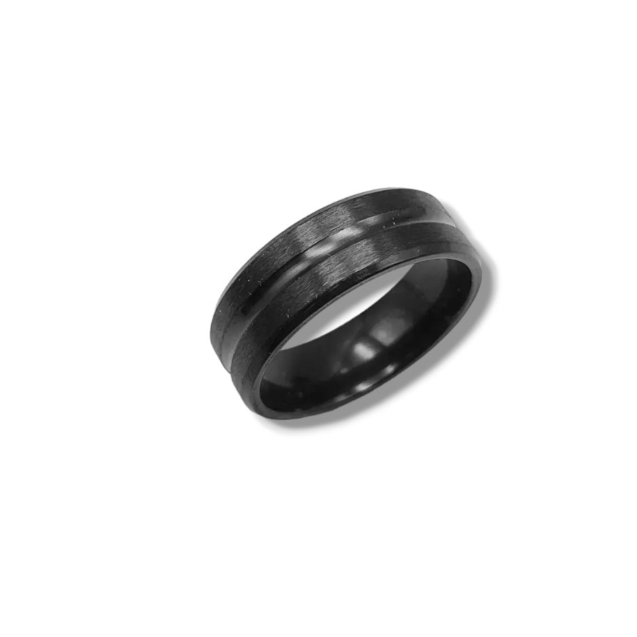 Blend Matt Black Ring