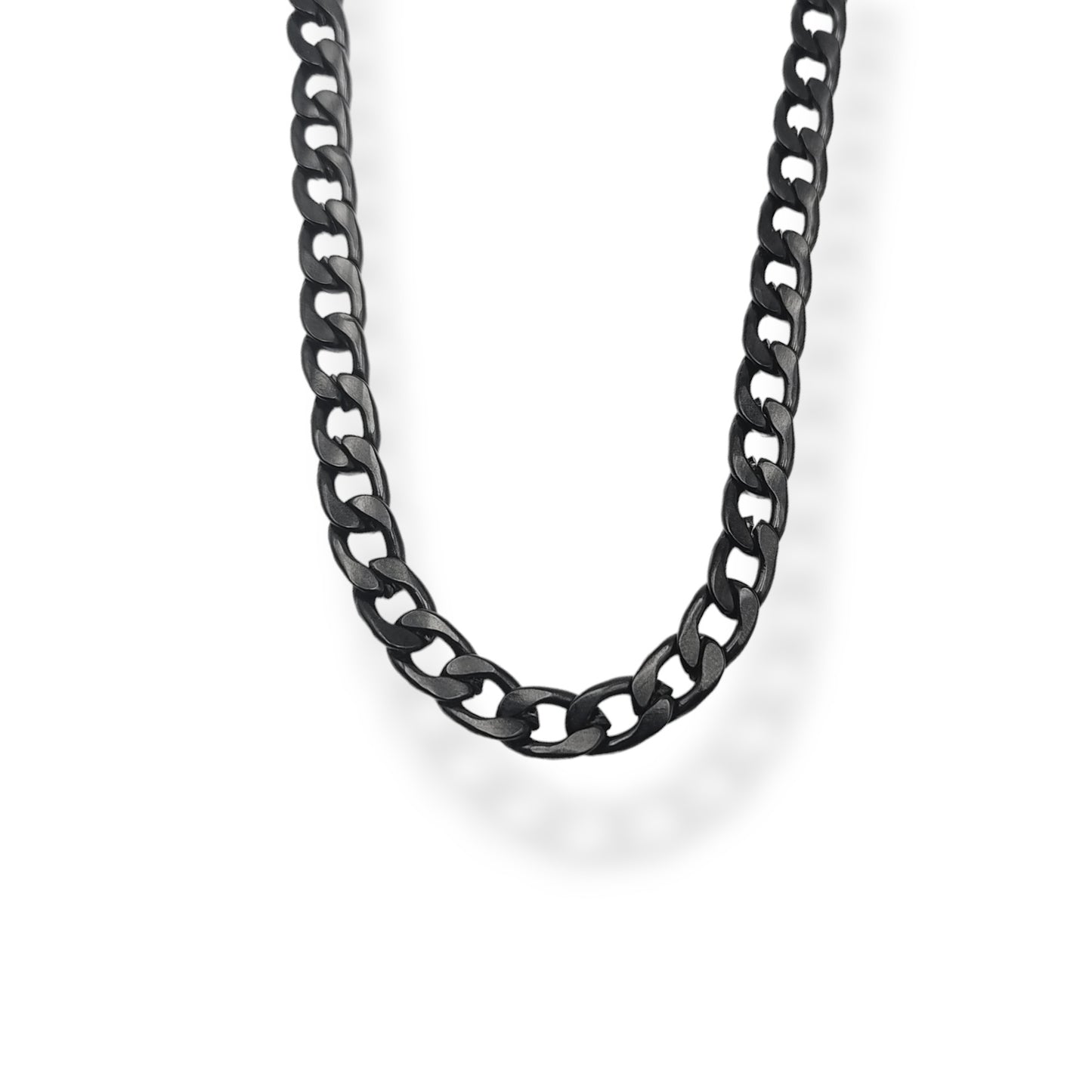 Inox Black Cuban Link Chain